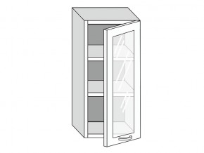 19.40.3 Шкаф настенный (h=913) на 400мм с 1-ой стекл. дверцей в Екатеринбурге - магазин96.com | фото