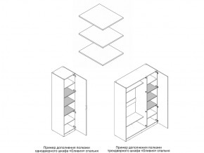 Комплект полок шкафа 1 дверного или 3 дверного в Екатеринбурге - магазин96.com | фото