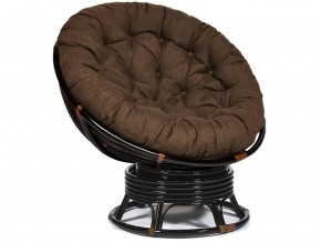 Кресло-качалка Papasan w 23/01 B с подушкой Antique brown, ткань Коричневый в Екатеринбурге - магазин96.com | фото