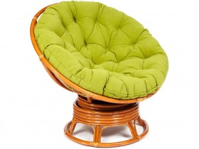 Кресло-качалка Papasan w 23/01 B с подушкой Cognac, флок Олива в Екатеринбурге - магазин96.com | фото