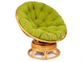 Кресло-качалка Papasan w 23/01 B с подушкой Honey, флок Олива в Екатеринбурге - магазин96.com | фото