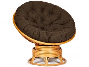 Кресло-качалка Papasan w 23/01 B с подушкой Honey, ткань Коричневый в Екатеринбурге - магазин96.com | фото