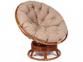 Кресло-качалка Papasan w 23/01 B с подушкой Pecan, экошерсть Коричневый в Екатеринбурге - магазин96.com | фото