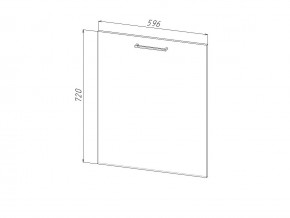 П 60 Комплект для посудомоечной машины 600 мм (цоколь + фасад) ЛДСП в Екатеринбурге - магазин96.com | фото