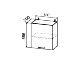 Шкаф верхний ДП600 с 1ой дверкой в Екатеринбурге - магазин96.com | фото